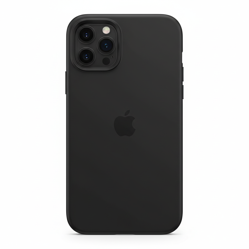 2 pcs Silicon Case For iPhone - Black and Blue