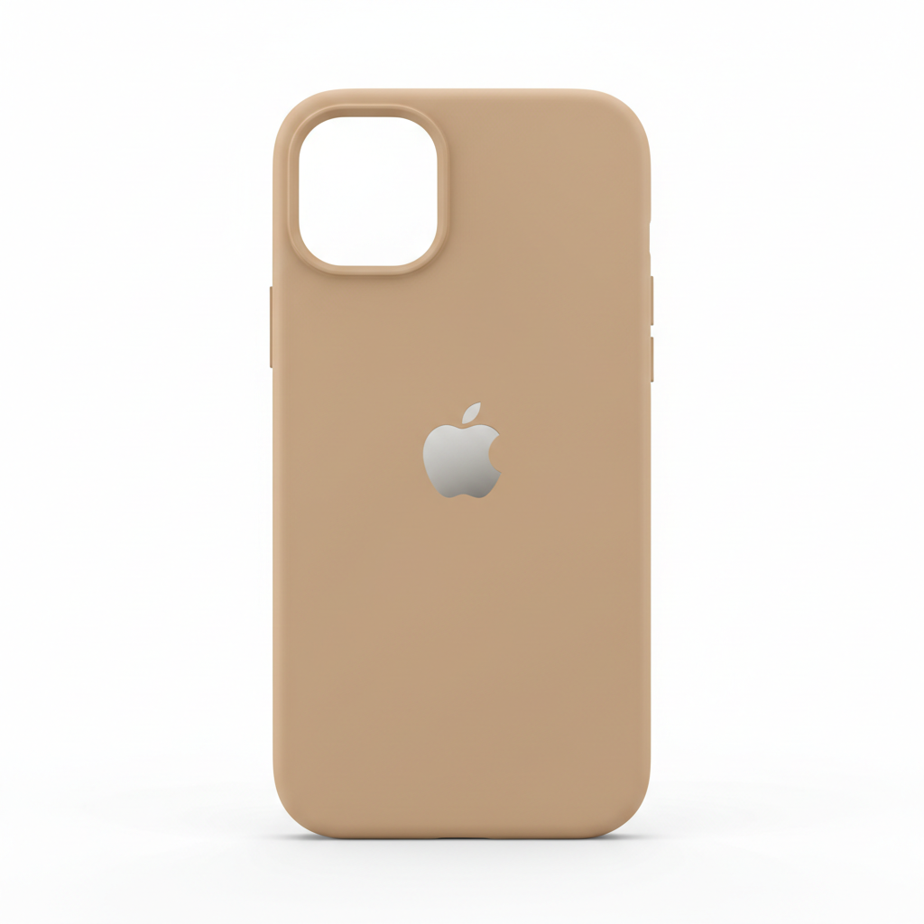 iPhone 14 Silicon Case with Apple Logo